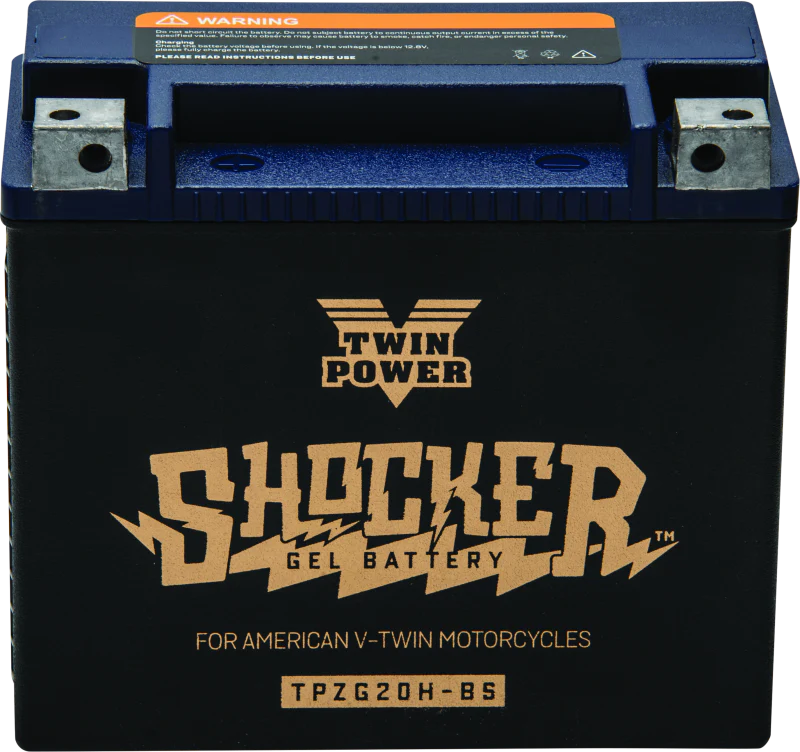 Twin Power YTX-20H Shocker Gel Battery Replaces H-D 65991-82B 310 CCA