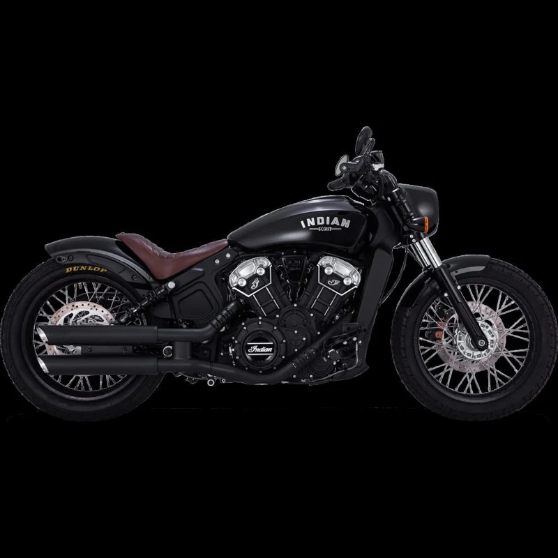 Vance & Hines 15-20 Harley-Davidson Indian Scout Twin Slash 3in PCX Slip-On Exhaust - Image 2