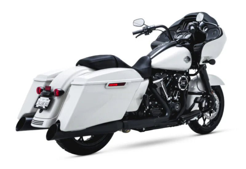 Vance & Hines HD 17-25 Touring Blackslash 450 S/OS Black Slip-On Exhaust - Image 2