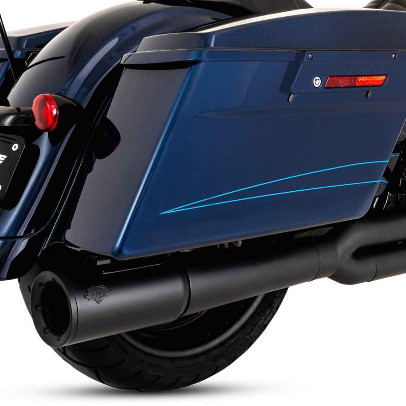 Vance & Hines HD Dresser 17-22 Pro Pipe 2-1 Black PCX Full System Exhaust - Image 2