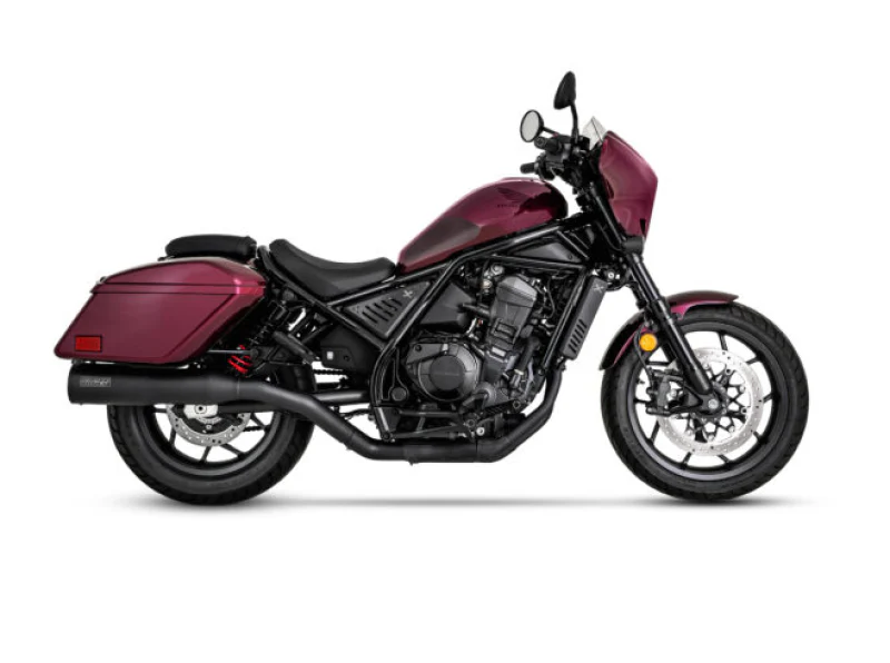 Vance & Hines HONDA 17-20 Rebel S/O Black Slip-On Exhaust - Image 3