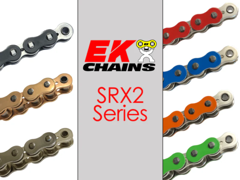 Vortex Racing EK 520 SRX2 Clip Master Semi Press 114 Links- Natural