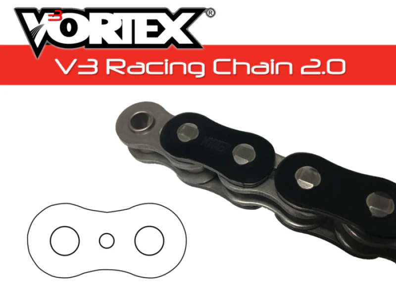 Vortex Racing V3 2.0 Chain 520SX3-112- Black