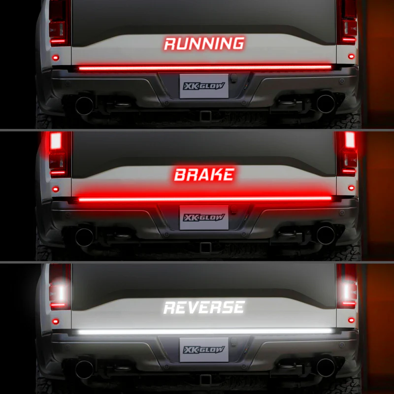 XK Glow Truck Tailgate Light w/ Chasing Turn Signal & Built-in Error Canceller - 3rd gen 60in - Image 2