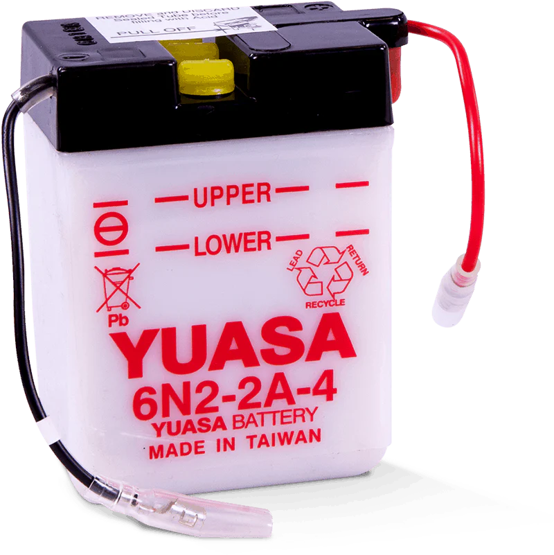 Yuasa 6N2-2A-4 Conventional 6-Volt Battery