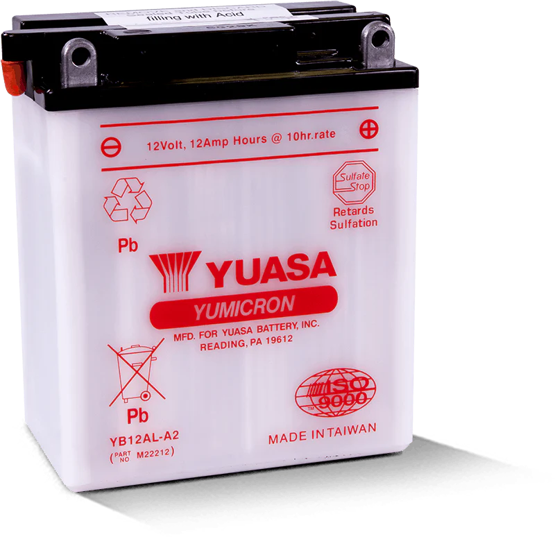 Yuasa YB12AL-A2 Yumicron 12-Volt Battery